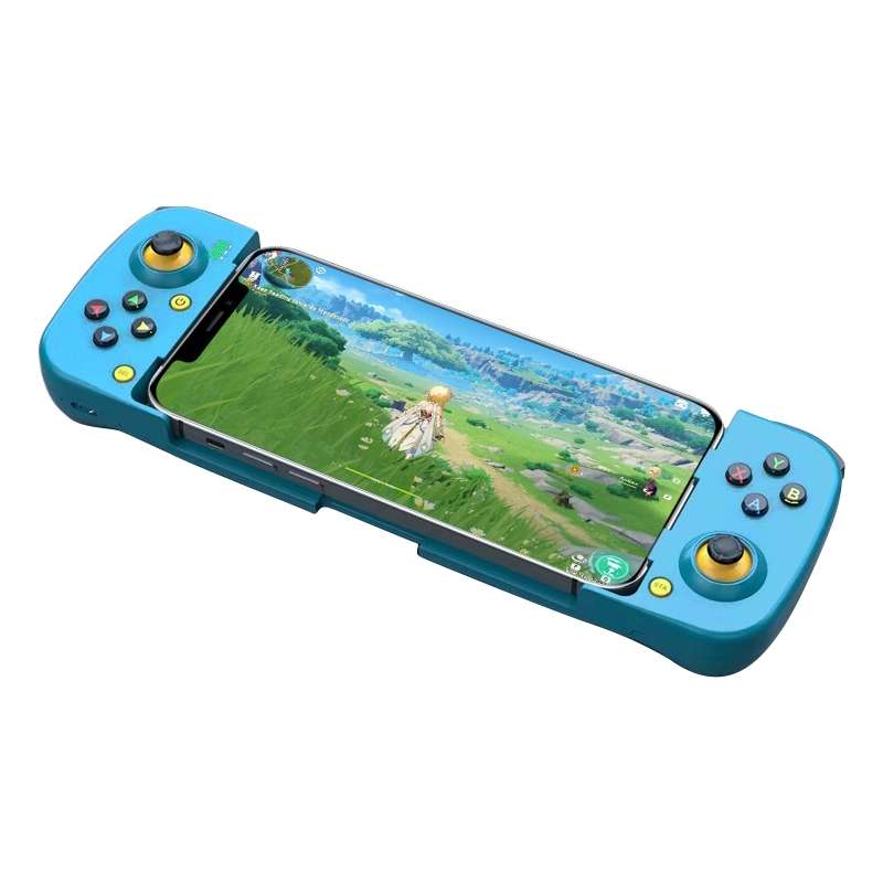 D3 Telescopic BT 5.0 Game Controller For IOS Android Mobile Phone(Red Blue)