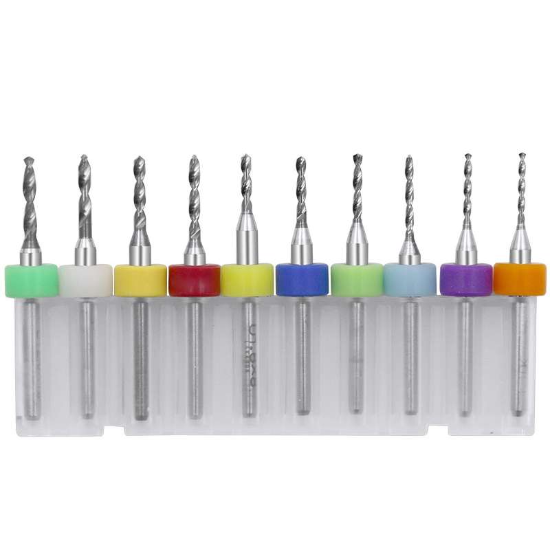 10 In 1 PCB Tungsten Steel Drill Bits Carving Miniature Drill Bits, Size: 1.1-2mm