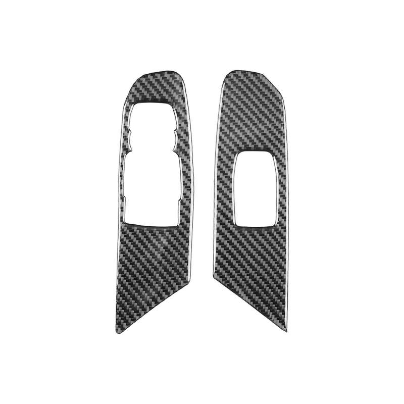 For Chevrolet Corvette C8 2pcs /Set Left-Hand Drive Lift Button Decorative Sticker(Black)