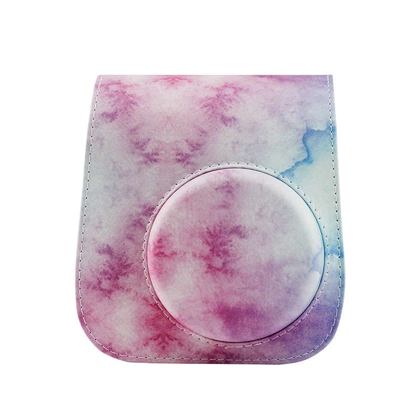 For Instax Mini11 / 9 / 8 PU Cortex Retro Camera Bag Protective Cover(Fantastic Cloud)