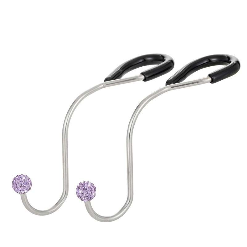 Multifunctional Car Seat Hooks With Diamond Inlay(Purple)
