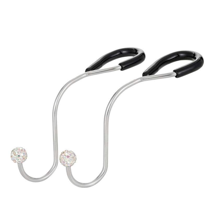 Multifunctional Car Seat Hooks With Diamond Inlay(AB Color)