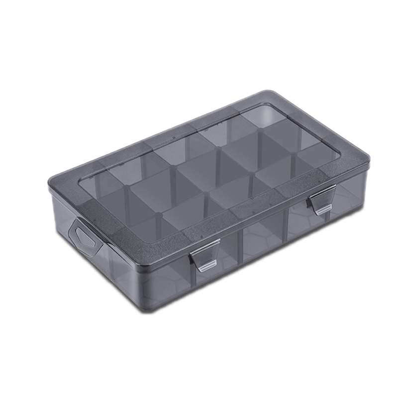 Multi-Compartment Sorted Electronic Parts Organiser, Specifications: 15 Grid