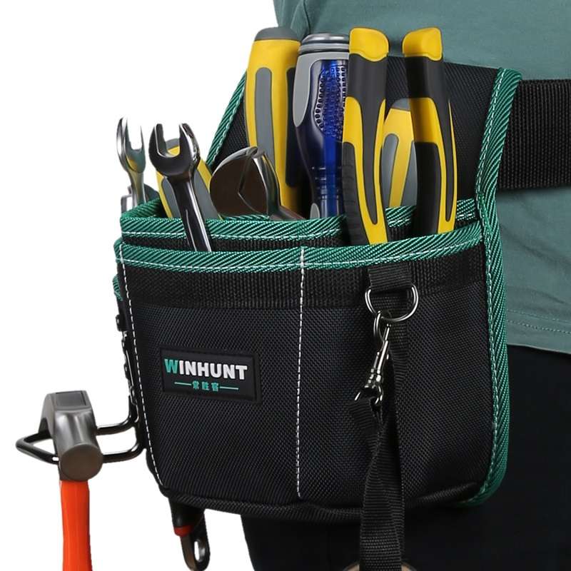 WINHUNT Multifunctional Canvas Electrician Tool Durable Storage Bag, Series: WH144