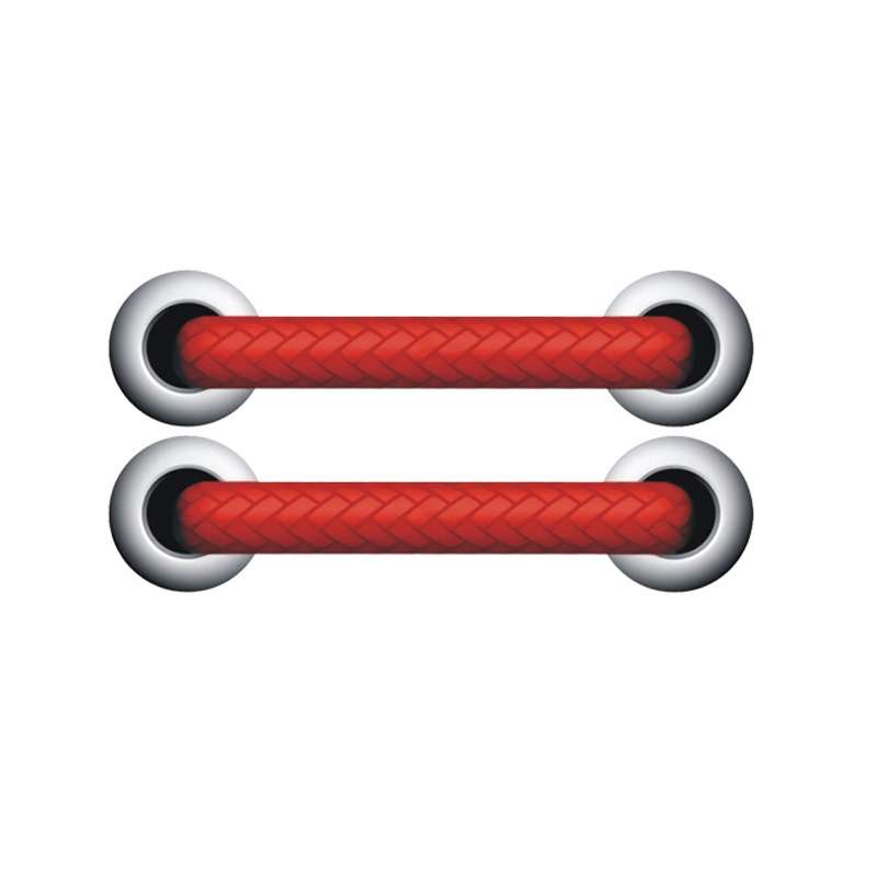 10pcs Shoelace Car Sticker Body Cover Up Scratch Patch Sticker(Red Horizontal)