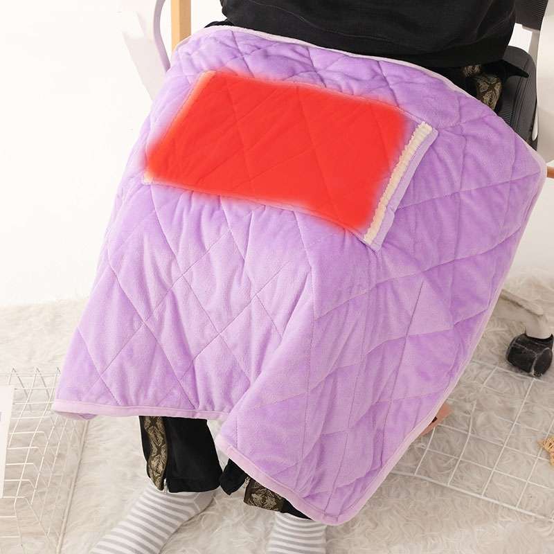 USB Electric Blanket Single Crystal Fleece Winter Warm Heating Blanket, Size: 60 x 80cm(Grey)