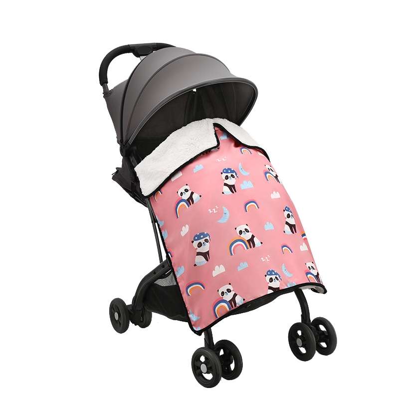 BB1021 Stroller Padded Thickened Windproof Blanket Waterproof Portable Warm Baby Blanket(Bear)