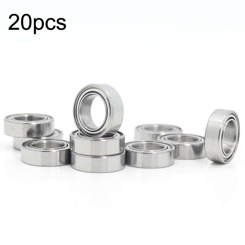 MR106ZZ 20pcs 6x10x3mm Miniature Deep Groove Ball Bearing, Style: High Speed