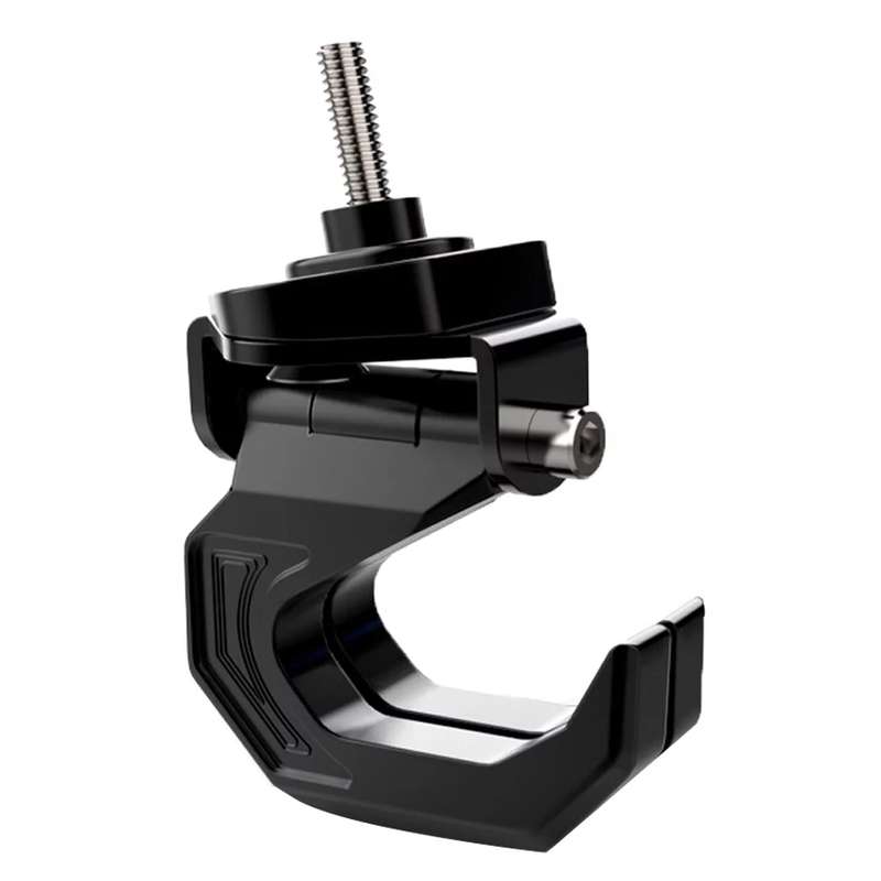 Motorcycle Electric Bike Item Movable Double Hooks Aluminum Helmet Hanger Modification Accessories(B
