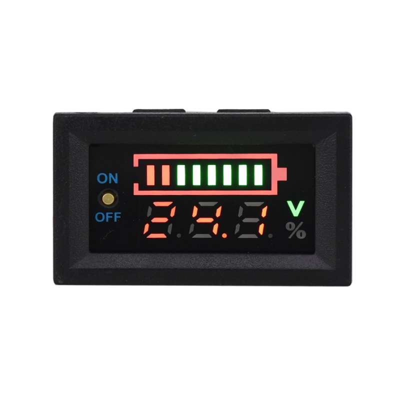 229TY 6-30V Electric Car Lithium Battery Voltage Power Meter Display Switch