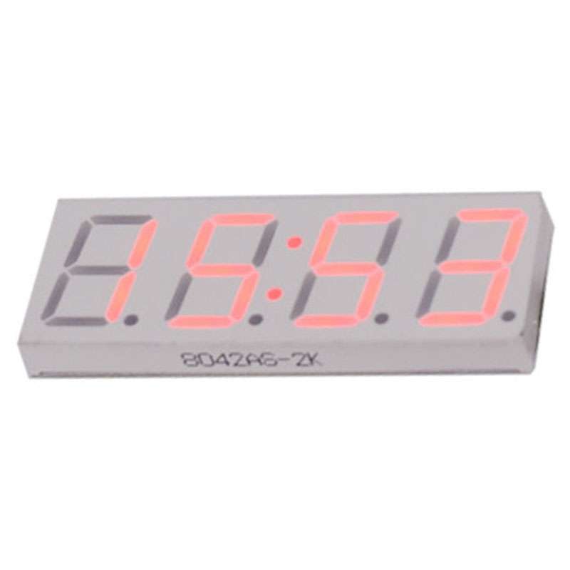 0.8 Inch Electronic Clock Movement Module WIFI Digital Tube Digital Time Display(Red)