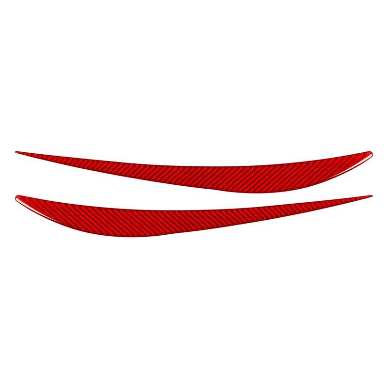 For 2019-2024 BMW 8 Series G14 2pcs /Set Universal Headlight Eyebrow Sticker(Red)