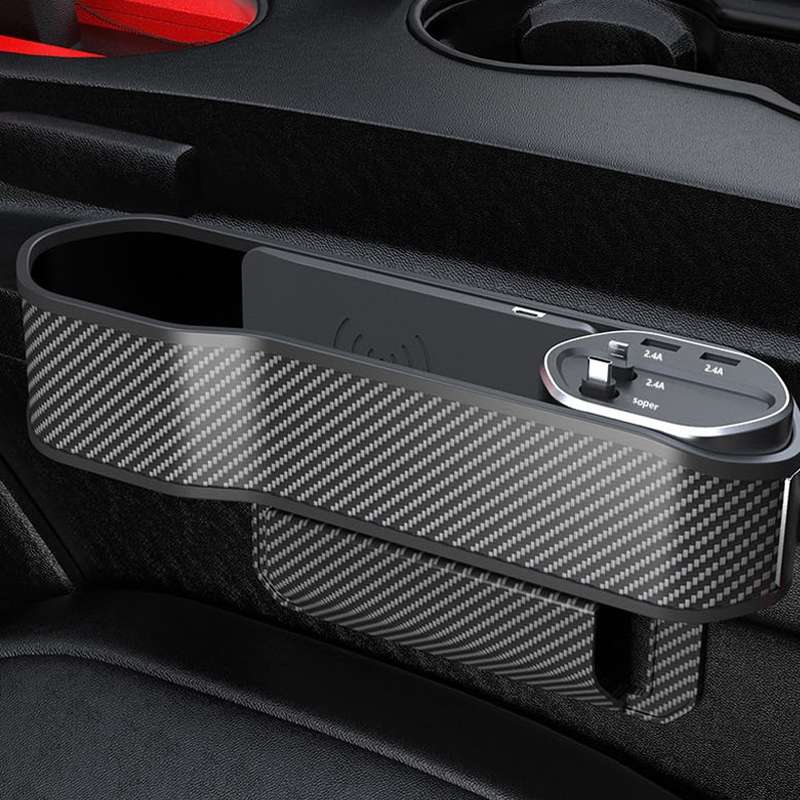 Car Seat Clip Organizer Multifunctional Car Charger, Specification: Wireless Charge