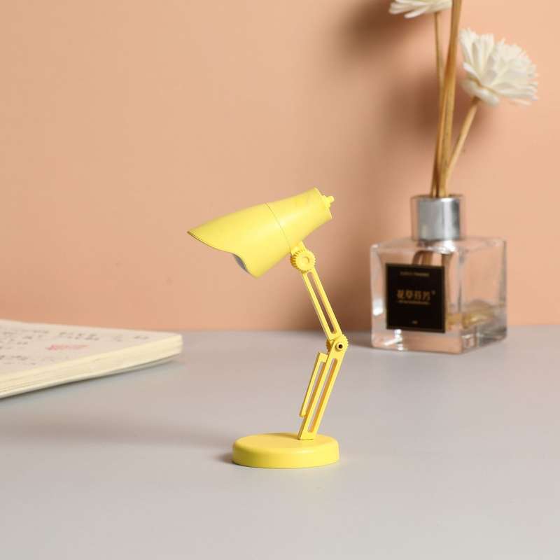 LED Foldable Mini Magnetic Desk Lamp with Clip(LD01 Black)