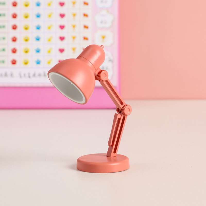 LED Foldable Mini Magnetic Desk Lamp with Clip(LD01 Black)