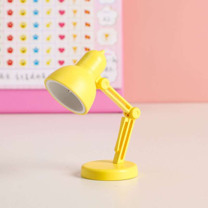 LED Foldable Mini Magnetic Desk Lamp with Clip(LD01 Black)