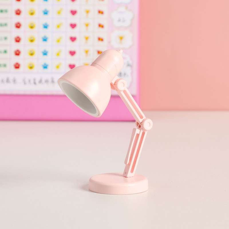 LED Foldable Mini Magnetic Desk Lamp with Clip(LD01 Black)