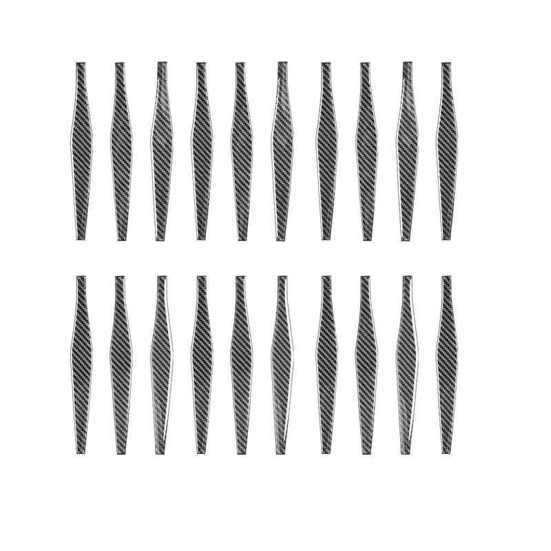 For Chevrolet Corvette C8 20pcs /Set Wheel Trim Stickers(Black)