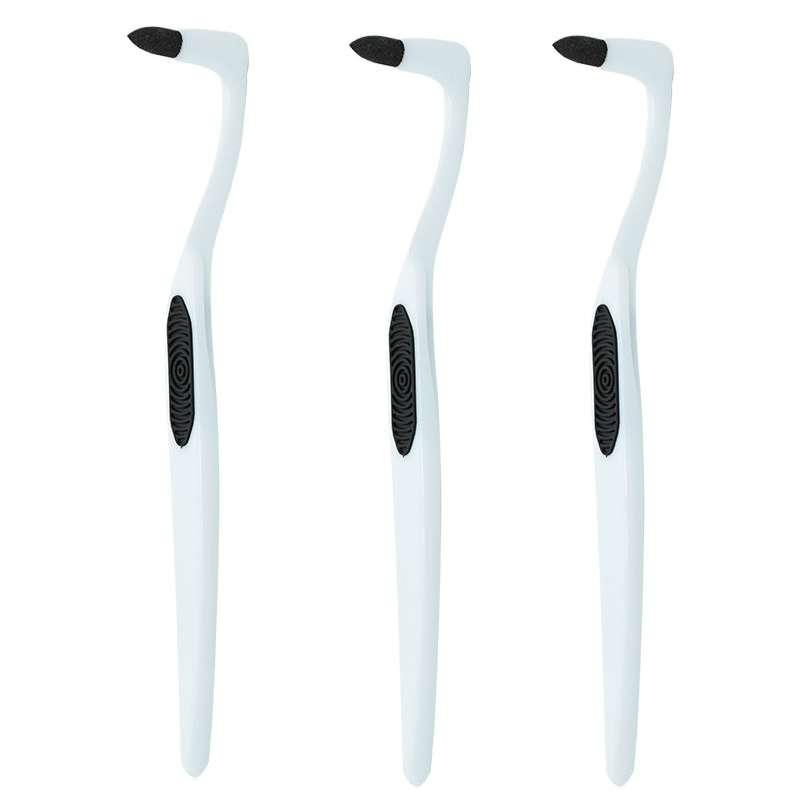 3pcs Tooth Stain Cleaning Stick Dental Calculus Remover Tooth Grinder Tartar Removal(Blue)