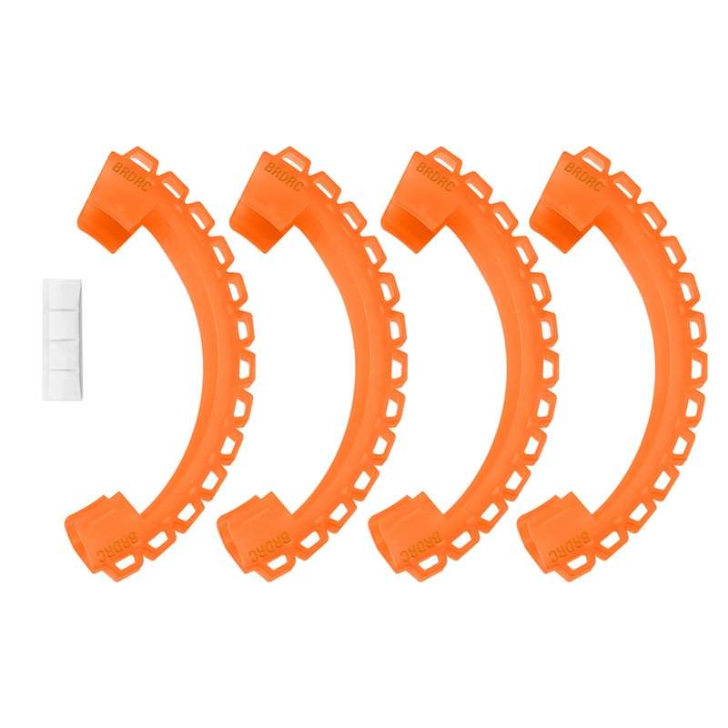 For DJI Avata BRDRC-9604 4pcs Drone Propeller TPU Protective Guard UAV Bumper Anti-collision Ring Co