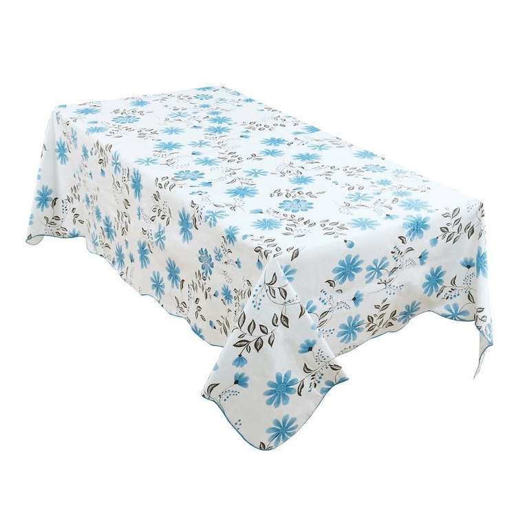PEVA Oil&Water Resistant Coffee Table Tablecloth, Size: 106x152cm(No.384)