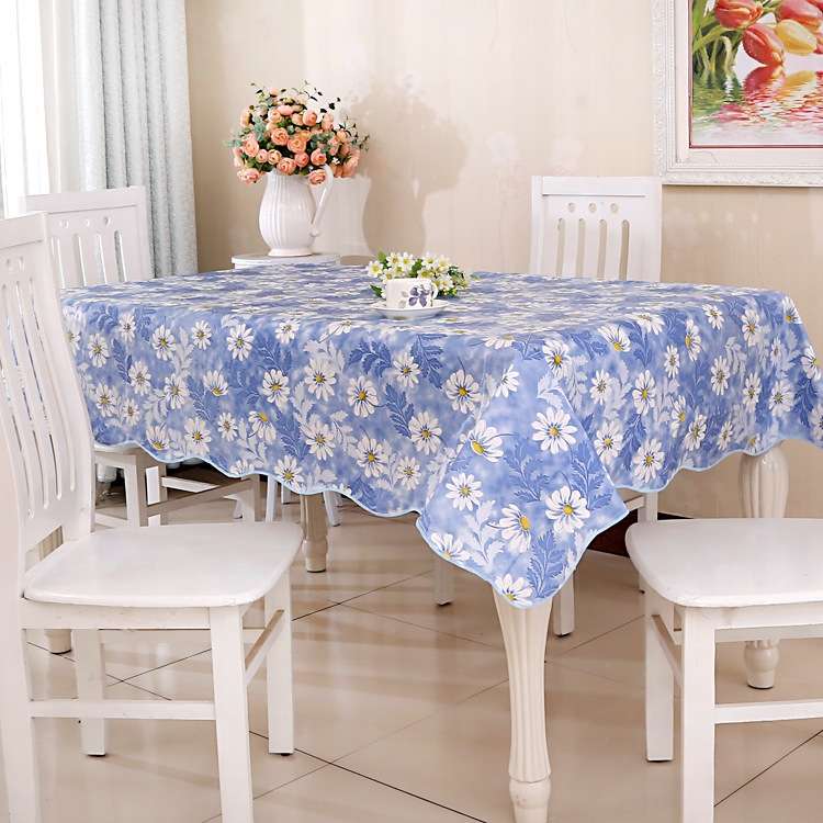 PEVA Oil&Water Resistant Coffee Table Tablecloth, Size: Round 152cm(No.384)