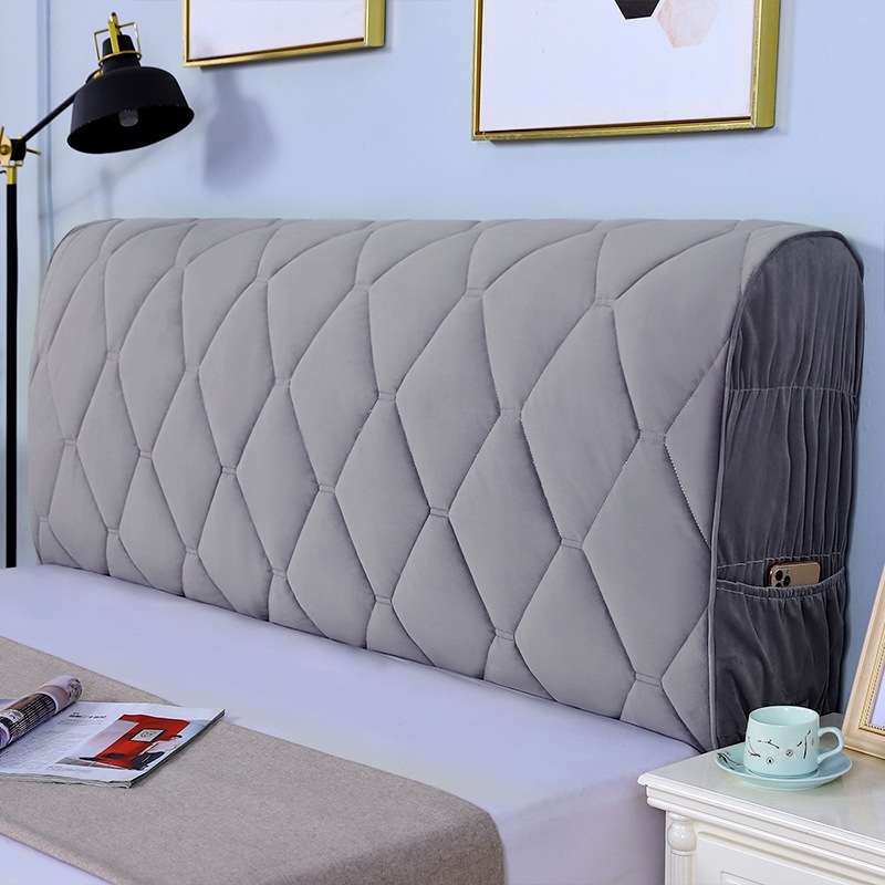 Bedside All-Inclusive Anti-Collision Quilted Thick Fabric Protective Cover, Size: 60x200cm(Dutch Vel