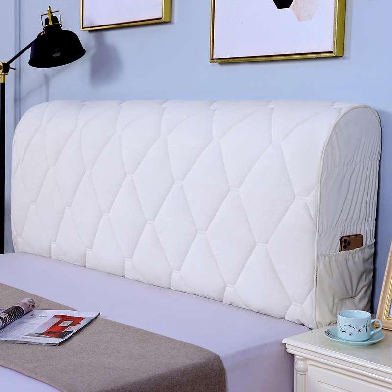 Bedside All-Inclusive Anti-Collision Quilted Thick Fabric Protective Cover, Size: 60x200cm(Dutch Vel