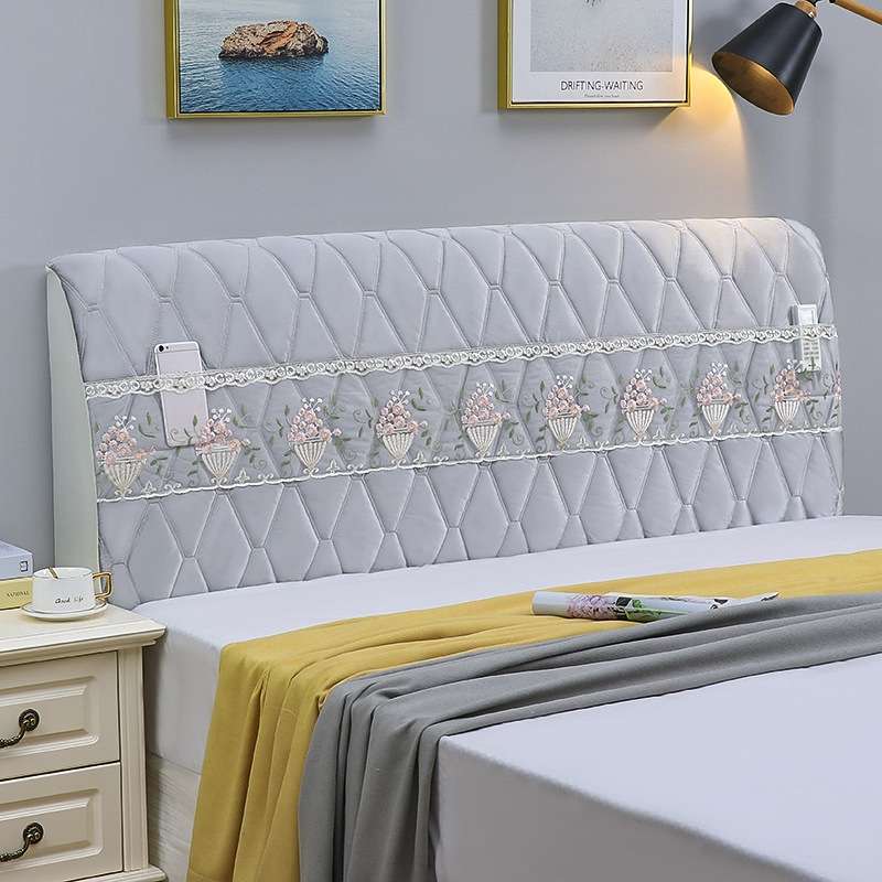 Bedside All-Inclusive Anti-Collision Quilted Thick Fabric Protective Cover, Size: 60x200cm(Dutch Vel