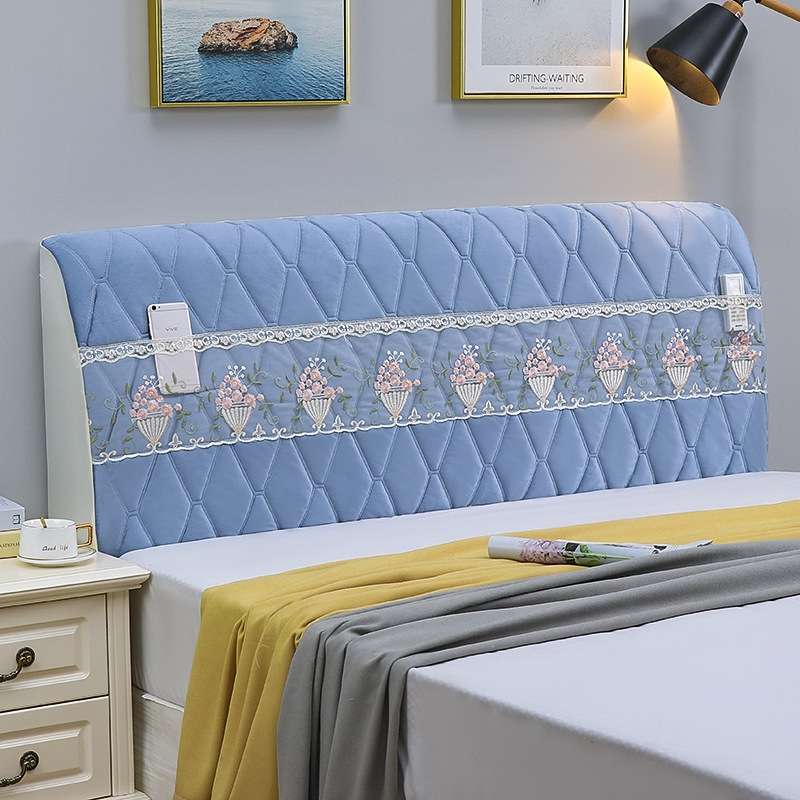 Bedside All-Inclusive Anti-Collision Quilted Thick Fabric Protective Cover, Size: 60x200cm(Dutch Vel