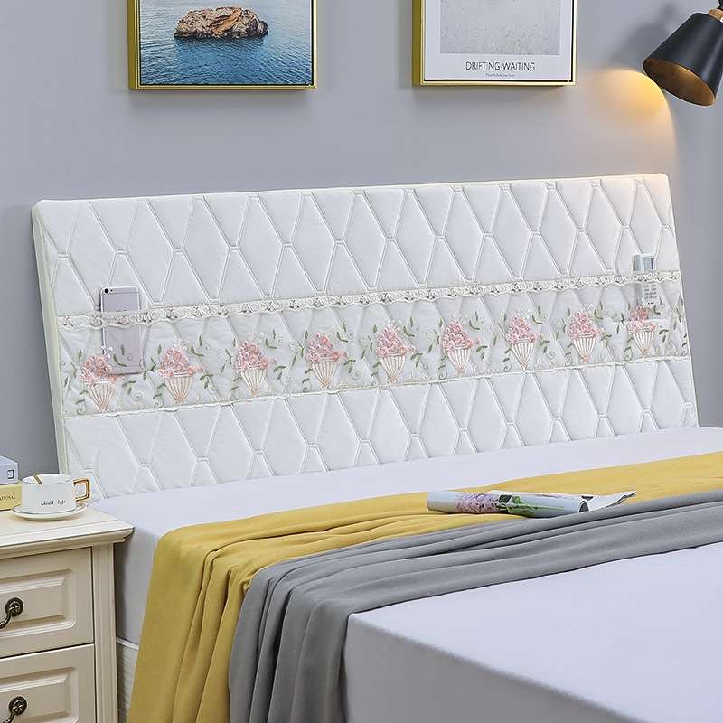 Bedside All-Inclusive Anti-Collision Quilted Thick Fabric Protective Cover, Size: 60x200cm(Dutch Vel