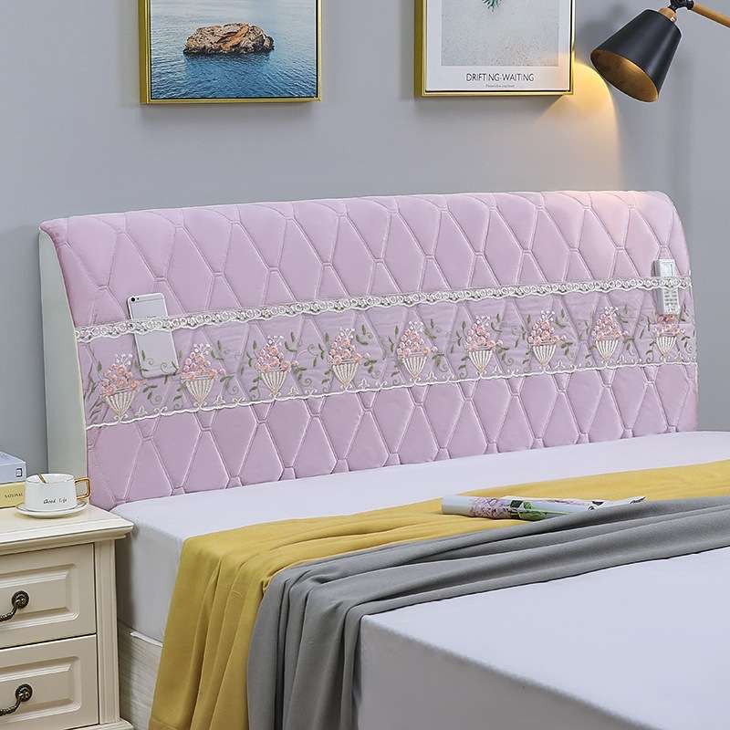 Bedside All-Inclusive Anti-Collision Quilted Thick Fabric Protective Cover, Size: 60x200cm(Dutch Vel
