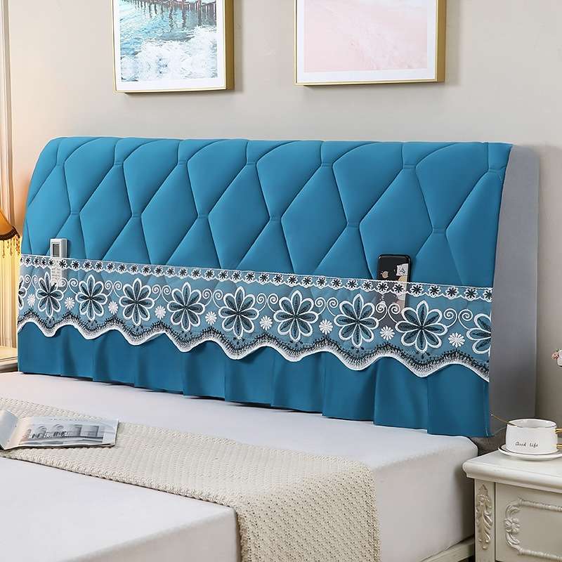 Bedside All-Inclusive Anti-Collision Quilted Thick Fabric Protective Cover, Size: 60x200cm(Dutch Vel