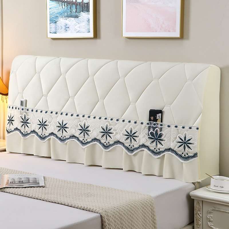 Bedside All-Inclusive Anti-Collision Quilted Thick Fabric Protective Cover, Size: 60x200cm(Dutch Vel