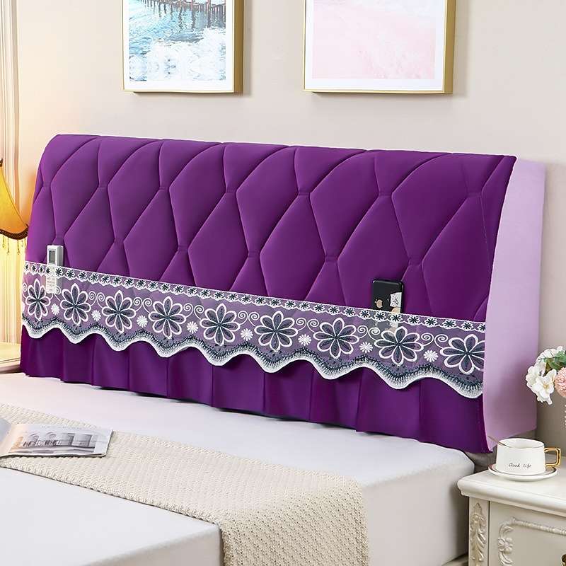 Bedside All-Inclusive Anti-Collision Quilted Thick Fabric Protective Cover, Size: 60x200cm(Dutch Vel
