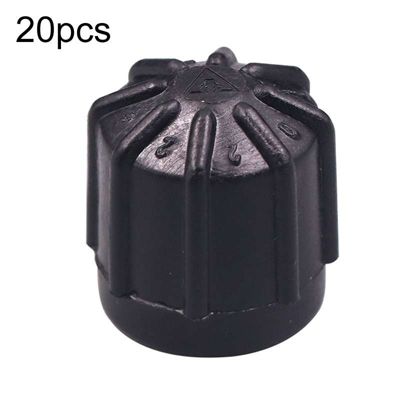 20pcs Car Air Conditioner Dustproof Plastic Valve Leakproof Cap(Small)
