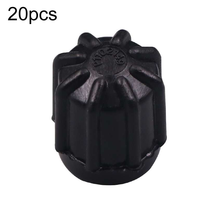 20pcs Car Air Conditioner Dustproof Plastic Valve Leakproof Cap(Small)