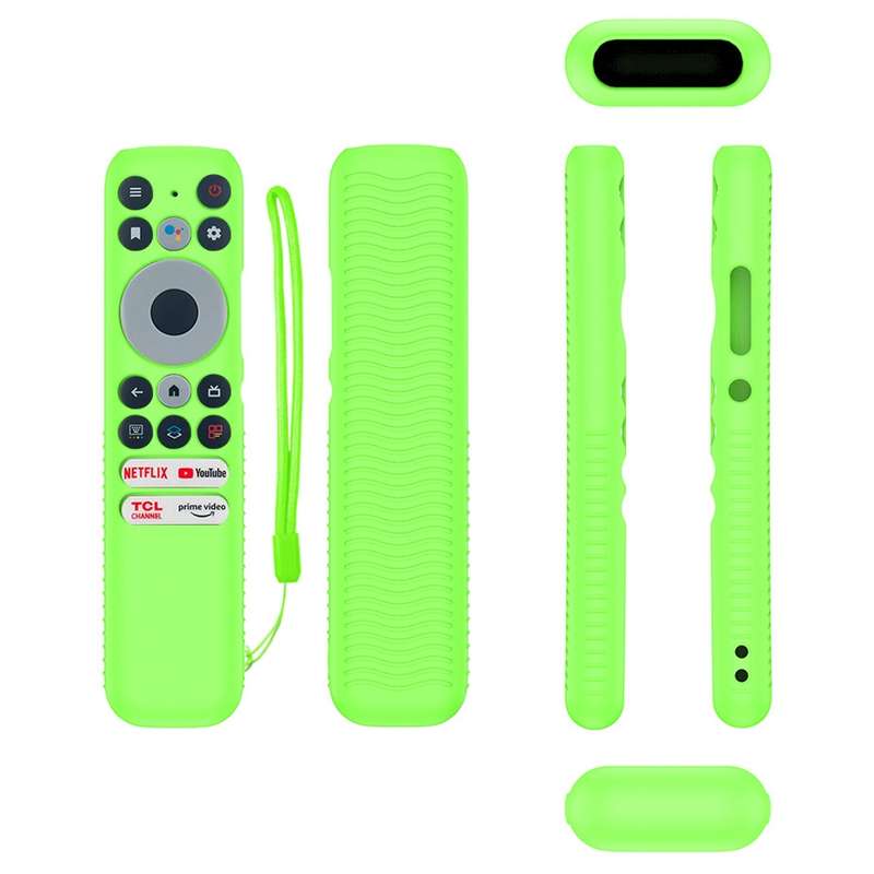 For TCL RC902N FMR1 Y47 TV Remote Control Anti-Drop Silicone Case(Blue)