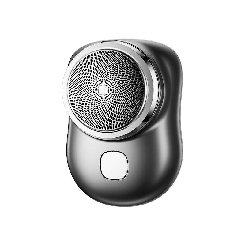 Electric Mini Shaver USB Rechargeable Waterproof Portable Razor(Silver)