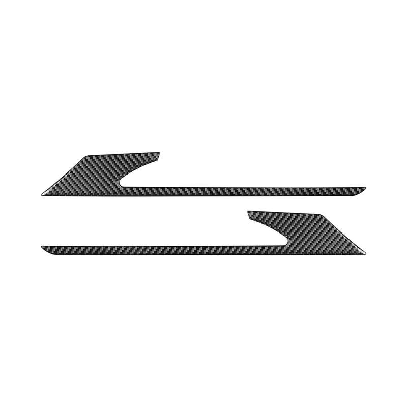 For 2019-2024 BMW 8 Series G14 Left and Right Drive 2pcs /Set Rear Fog Light Eyebrow Sticker(Black)