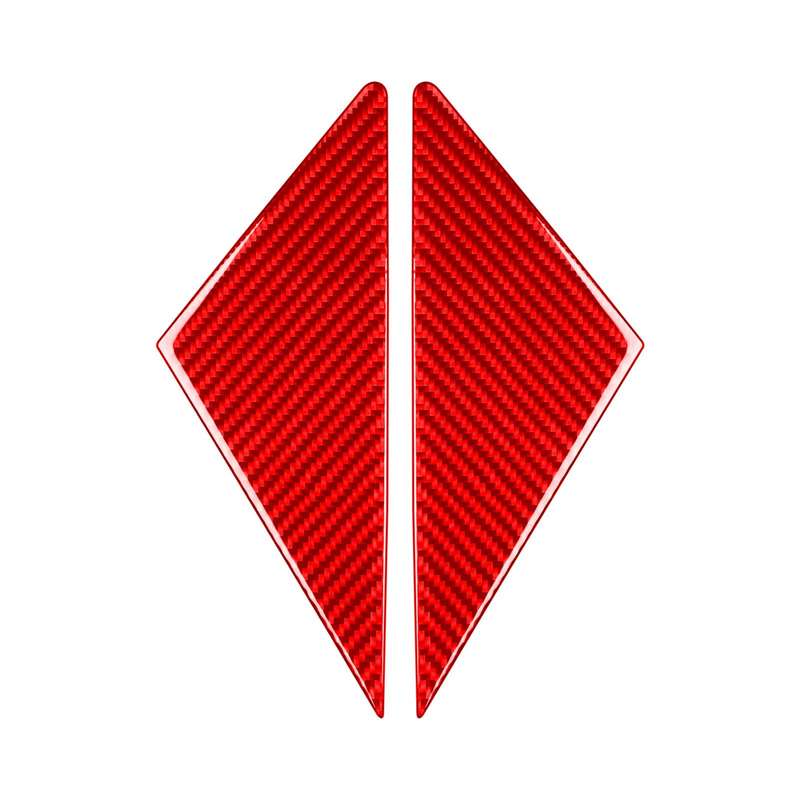 For 2019-2024 BMW 8 Series G14 2pcs /Set Universal A-pillar Stickers for Left and Right Drive(Red)