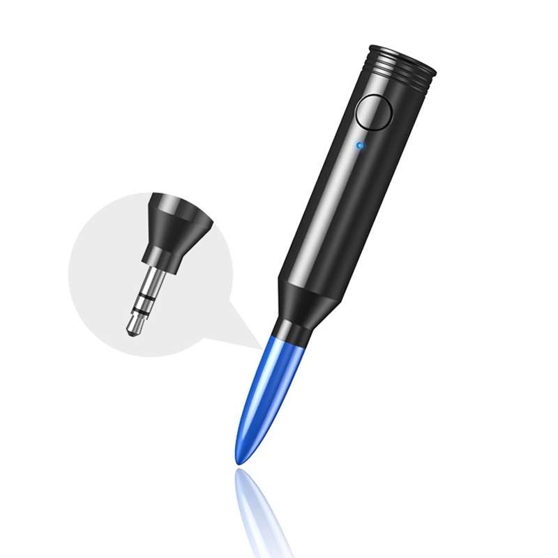 M416 Car Bluetooth Receiver Player Audio Receiver Adapter AUX Converter(Black)