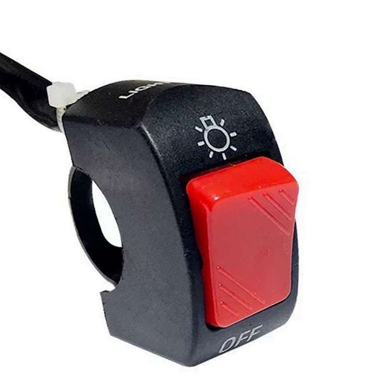 TF-1796 Electric Motorcycle Retrofit Accessories Double Flash Warning Light Switch(Random Color Deli