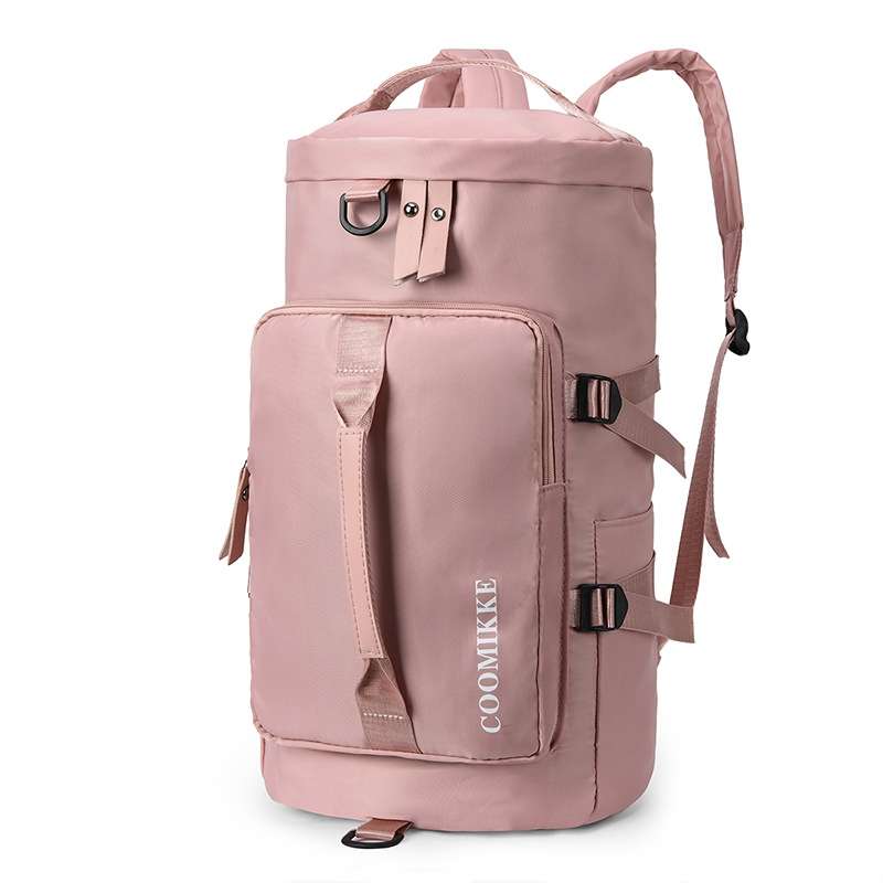 Multifunctional Travel Backpack Large Capacity Portable Drum Bag Sports Bag(Blue)