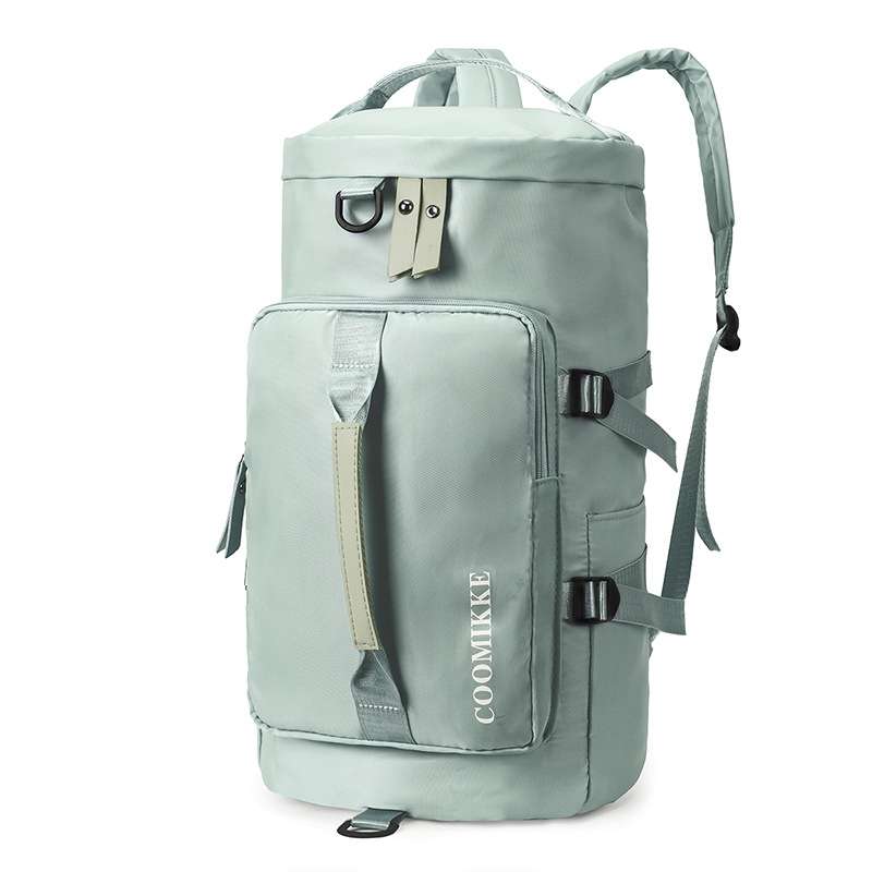 Multifunctional Travel Backpack Large Capacity Portable Drum Bag Sports Bag(Blue)