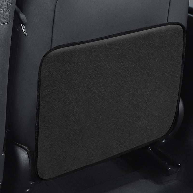 Car Seat Back Children Anti-kick Pad Back Rear Anti-dirty Universal Leather Protection Pad Storage B