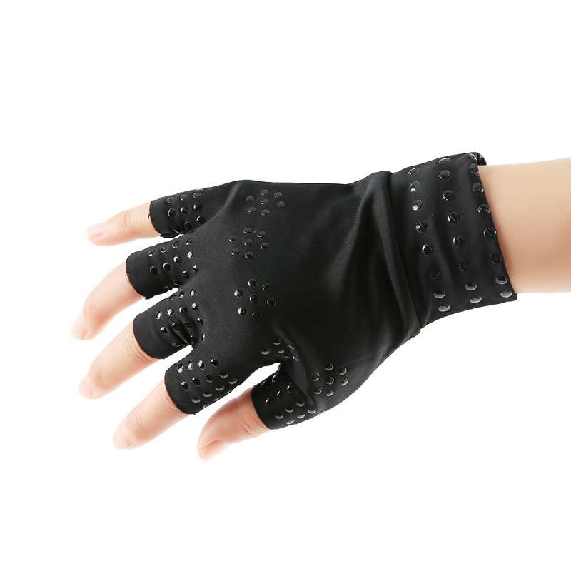 Dispensing Half Finger Non-slip Pressure Gloves Joint Training Sports Gloves, Free Size(Skin Color B