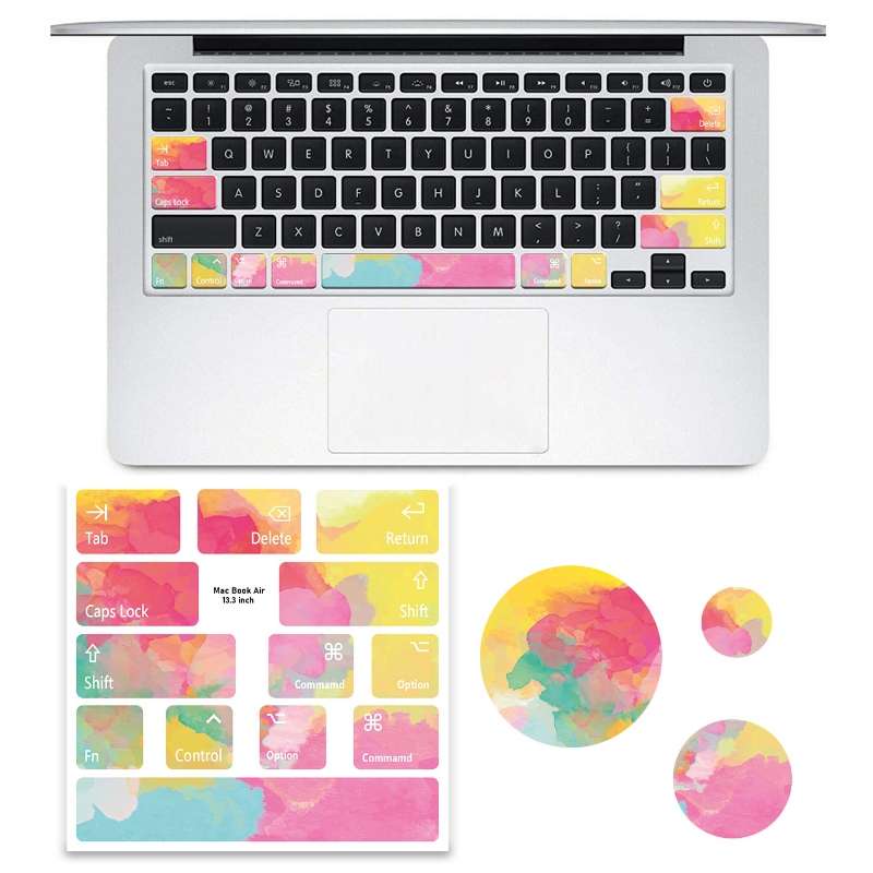 for Macbook Air 13.3 inch 5pcs Laptop Keyboard PVC Sticker(Astronaut)