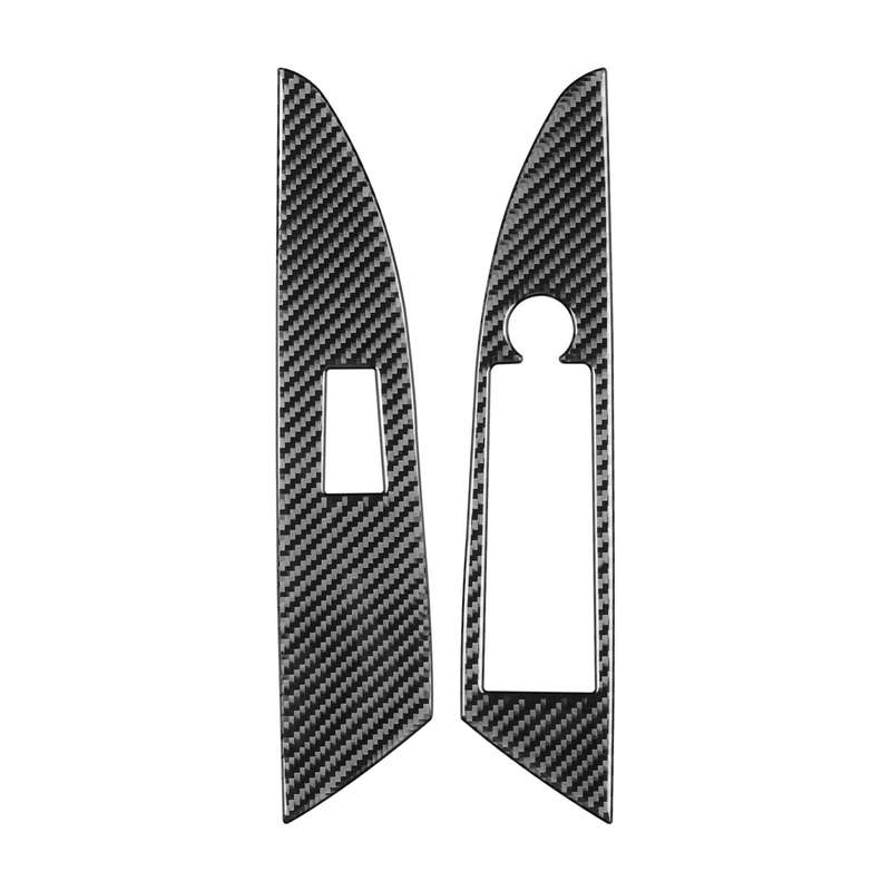 For 2019-2024 BMW 8 Series G14 2pcs /Set Right-hand Drive Glass Lift Convertible Stickers(Black)