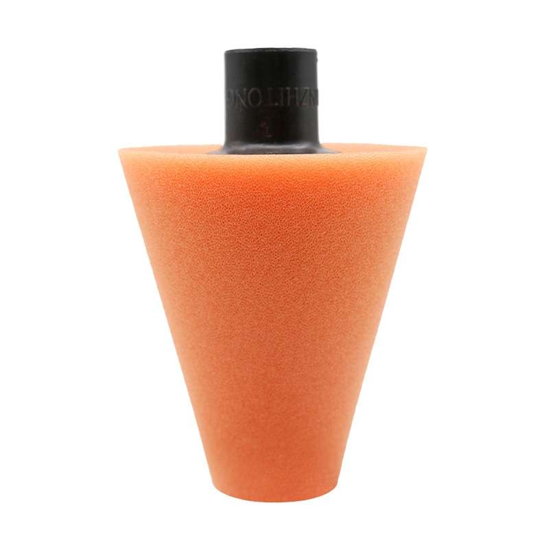 Car Cone Wheel Polishing Sponge M14 Detail Waxing Sponge Wheel(Yellow)